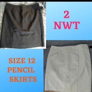2 Pencil Skirts NWT ~ Size 12
